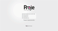 Desktop Screenshot of projebilisim.com